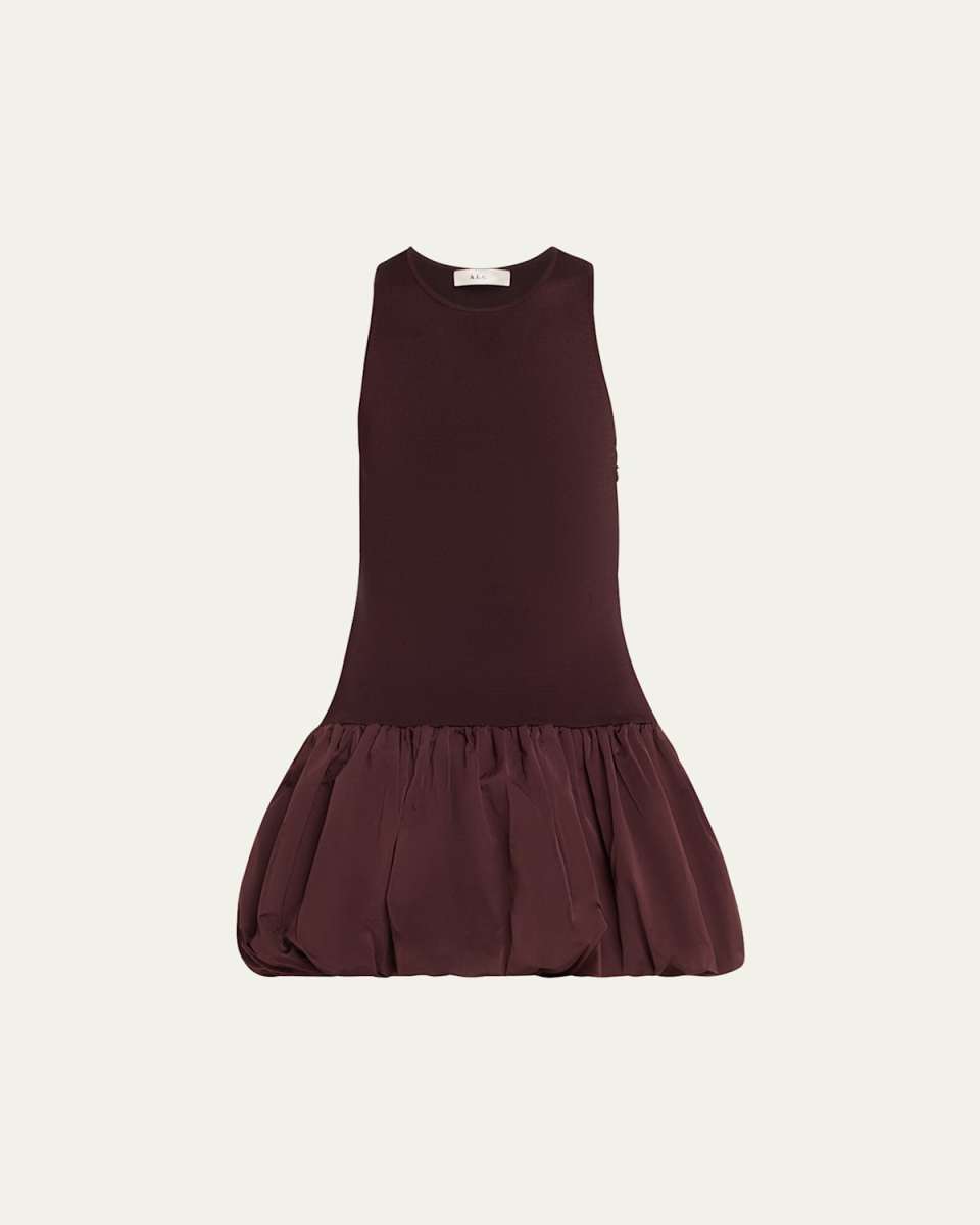 Eloise Drop-Waist Bubble Mini Dress